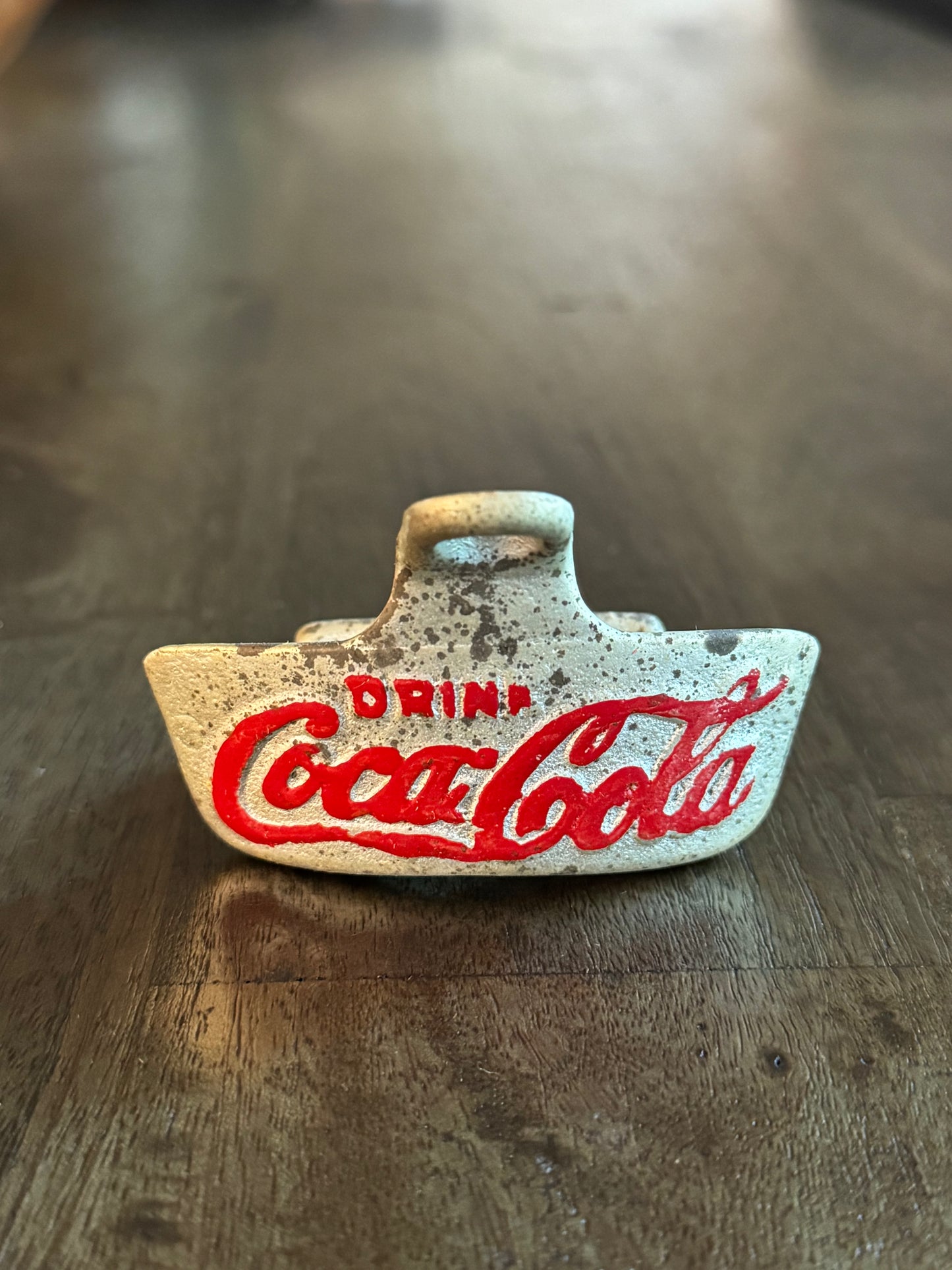 Vintage Coca Cola glass tumbler (set of 4) with (1943-1970) Starr X vintage bottle opener