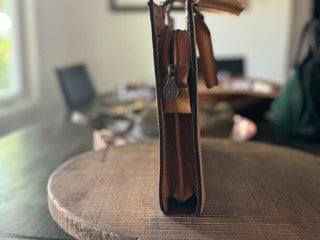 Vintage Roberto Roma Ostrich Leather Purse