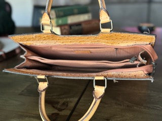Vintage Roberto Roma Ostrich Leather Purse