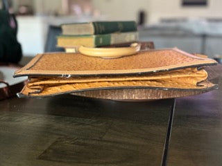 Vintage Roberto Roma Ostrich Leather Purse