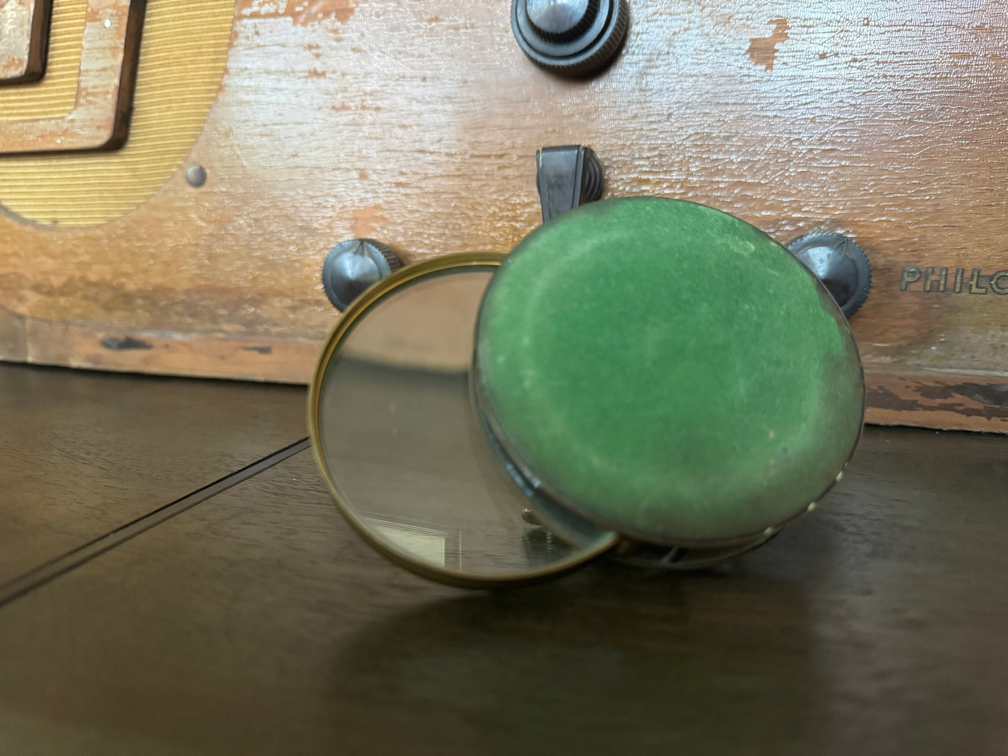 Vintage Magnifying Glass: Three Monkeys Hear No Evil, See No Evil, Speak No Evil