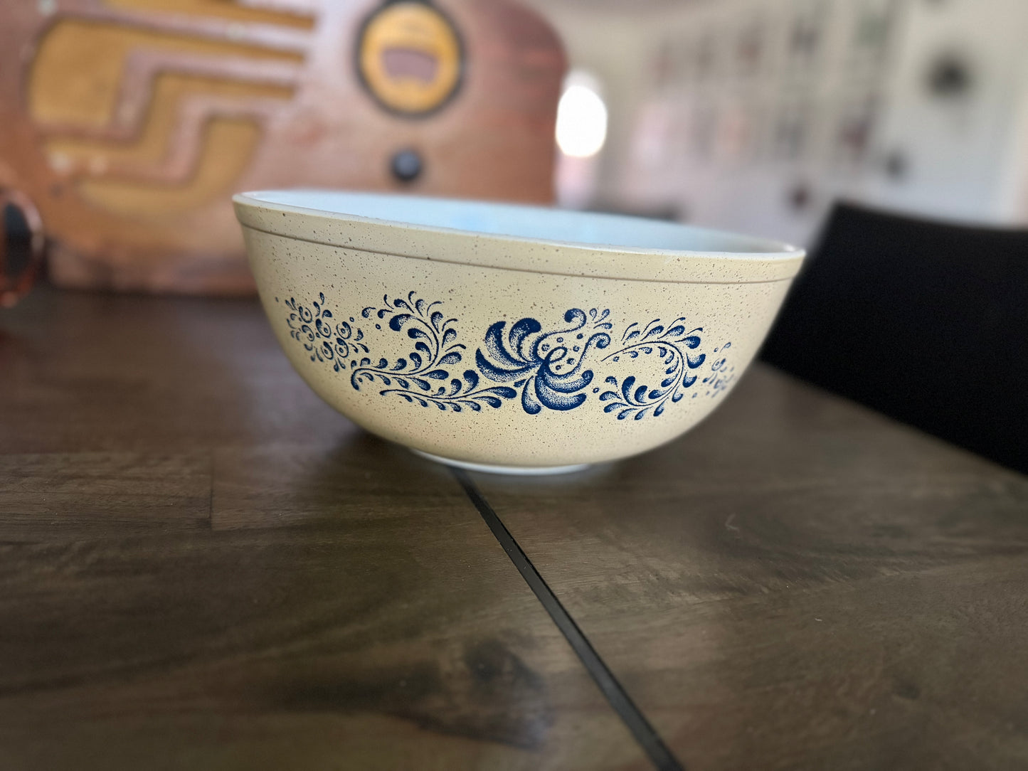 Vintage Pyrex Homestead Blue #404 Bowl