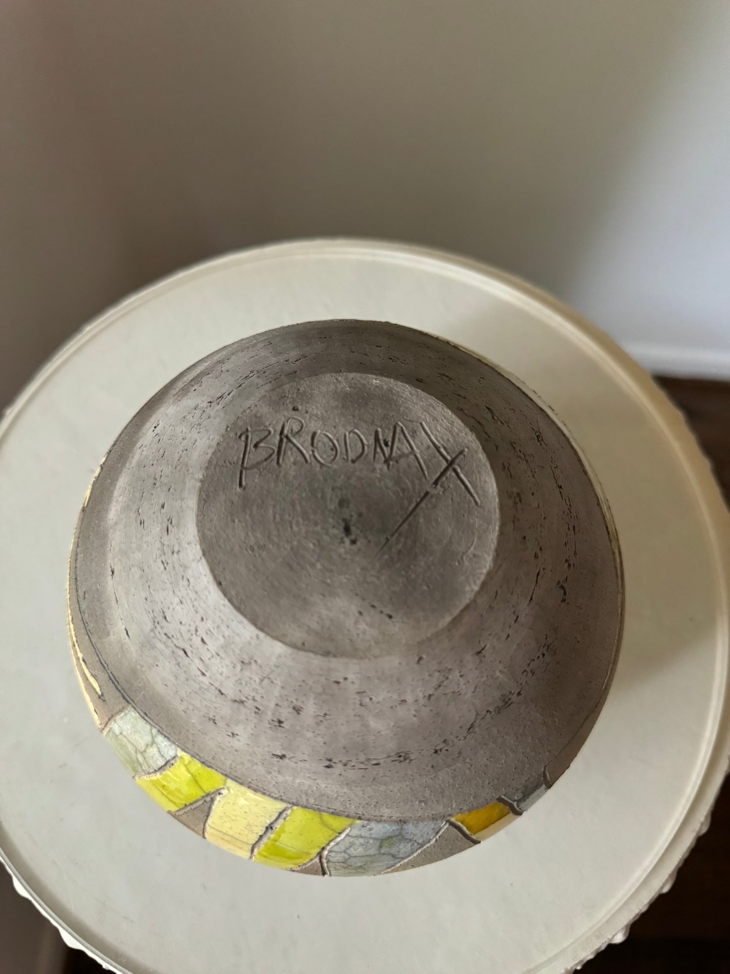 Vintage Randy Brodnax Crocodile Vase