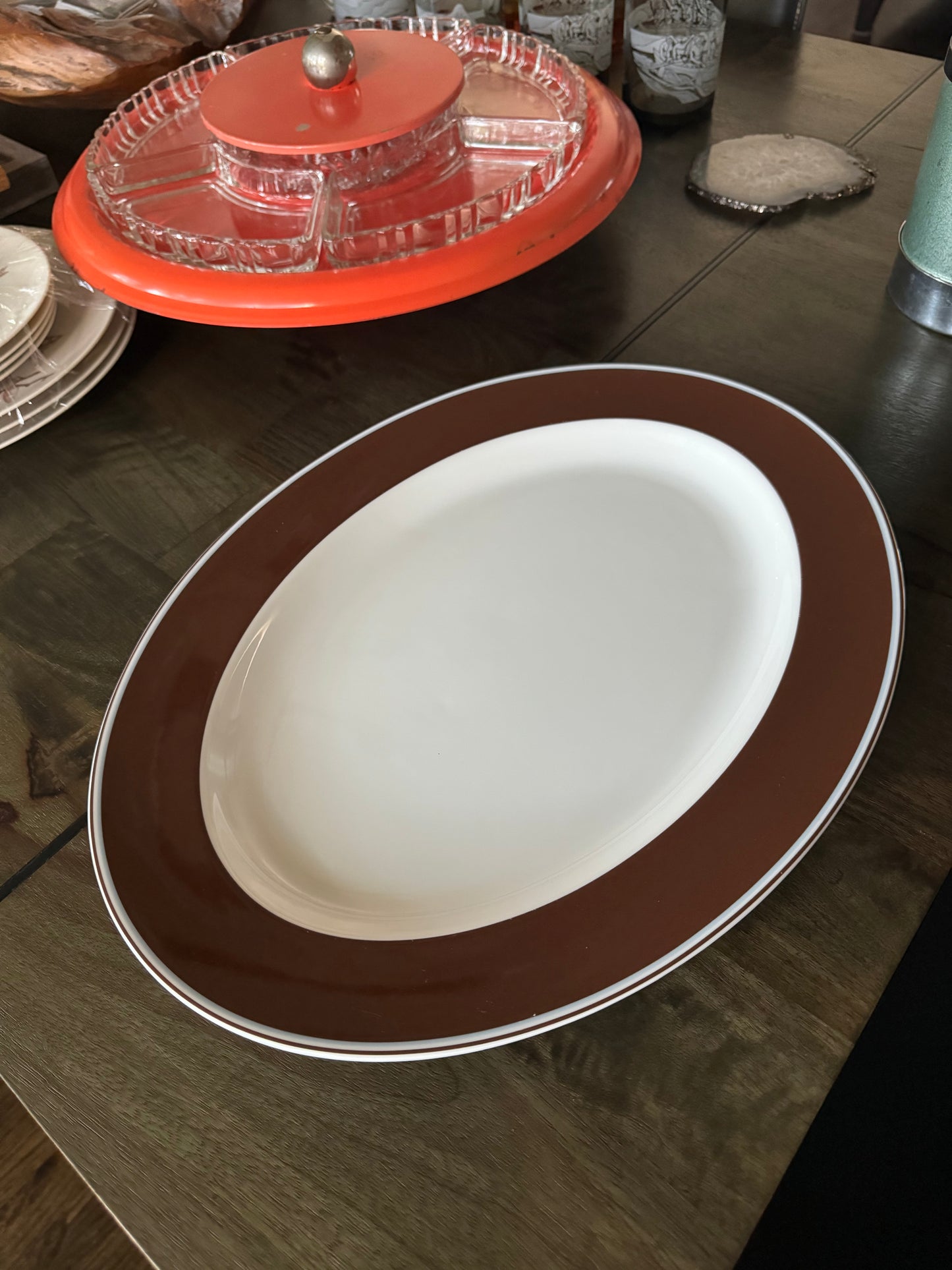 Discontinued Lenox Market Street by Kate Spade 16" Oval Platter