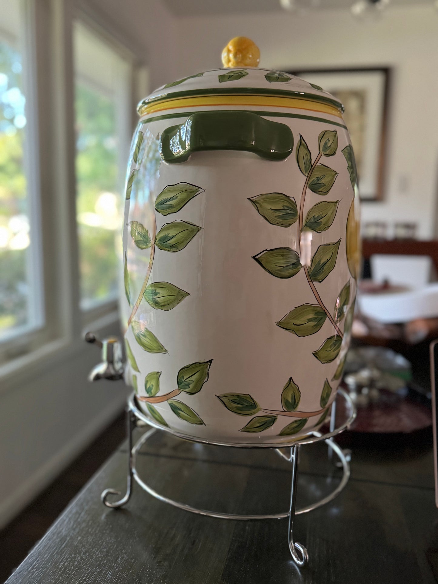 Lemon Wreath 5-gallon Beverage Dispenser by Tabletops (Discontinued)