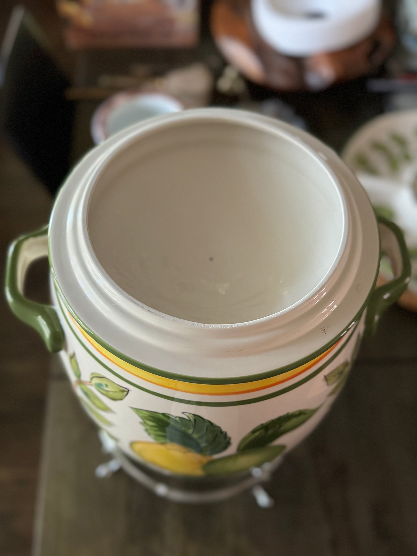 Lemon Wreath 5-gallon Beverage Dispenser by Tabletops (Discontinued)