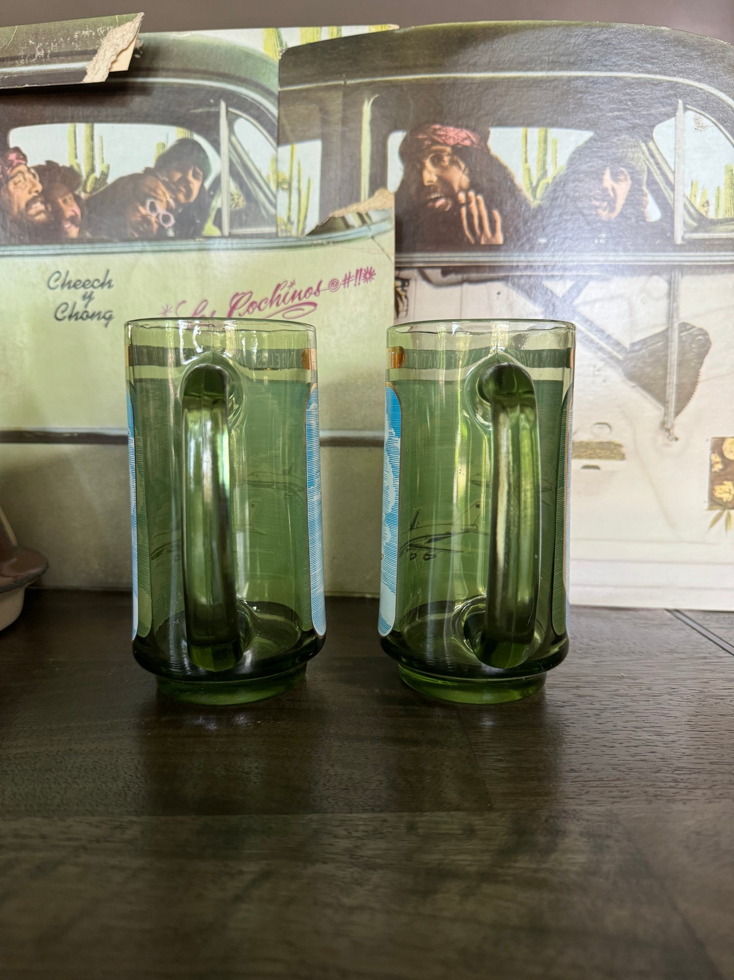 Set of Two Los Angeles International Airport Stein Mugs