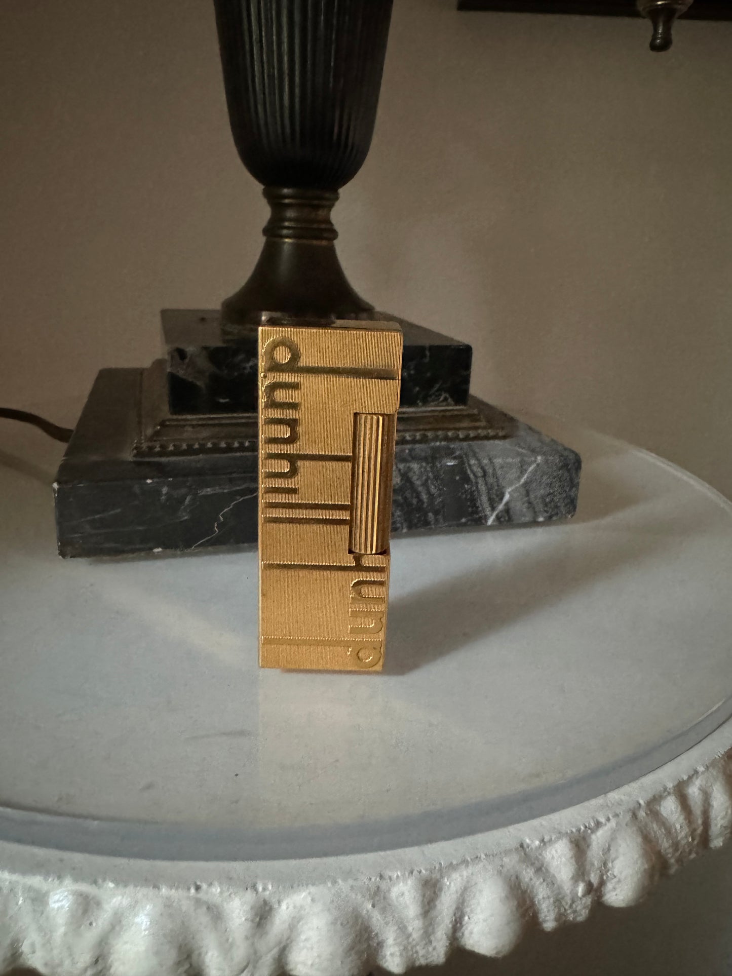 Dunhill Rollagas Gold Signature Lighter