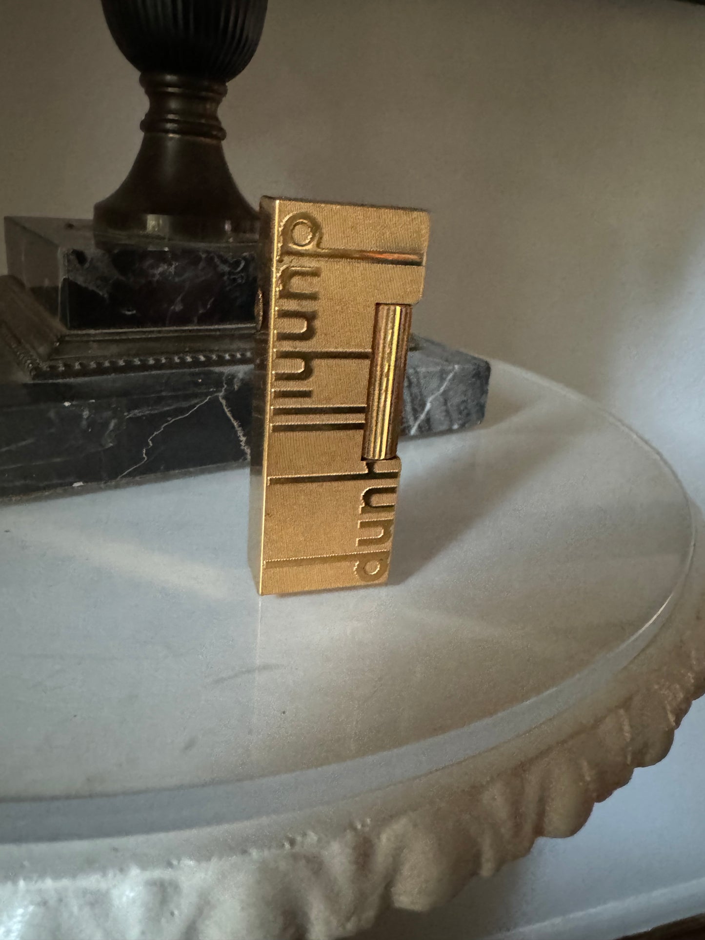Dunhill Rollagas Gold Signature Lighter