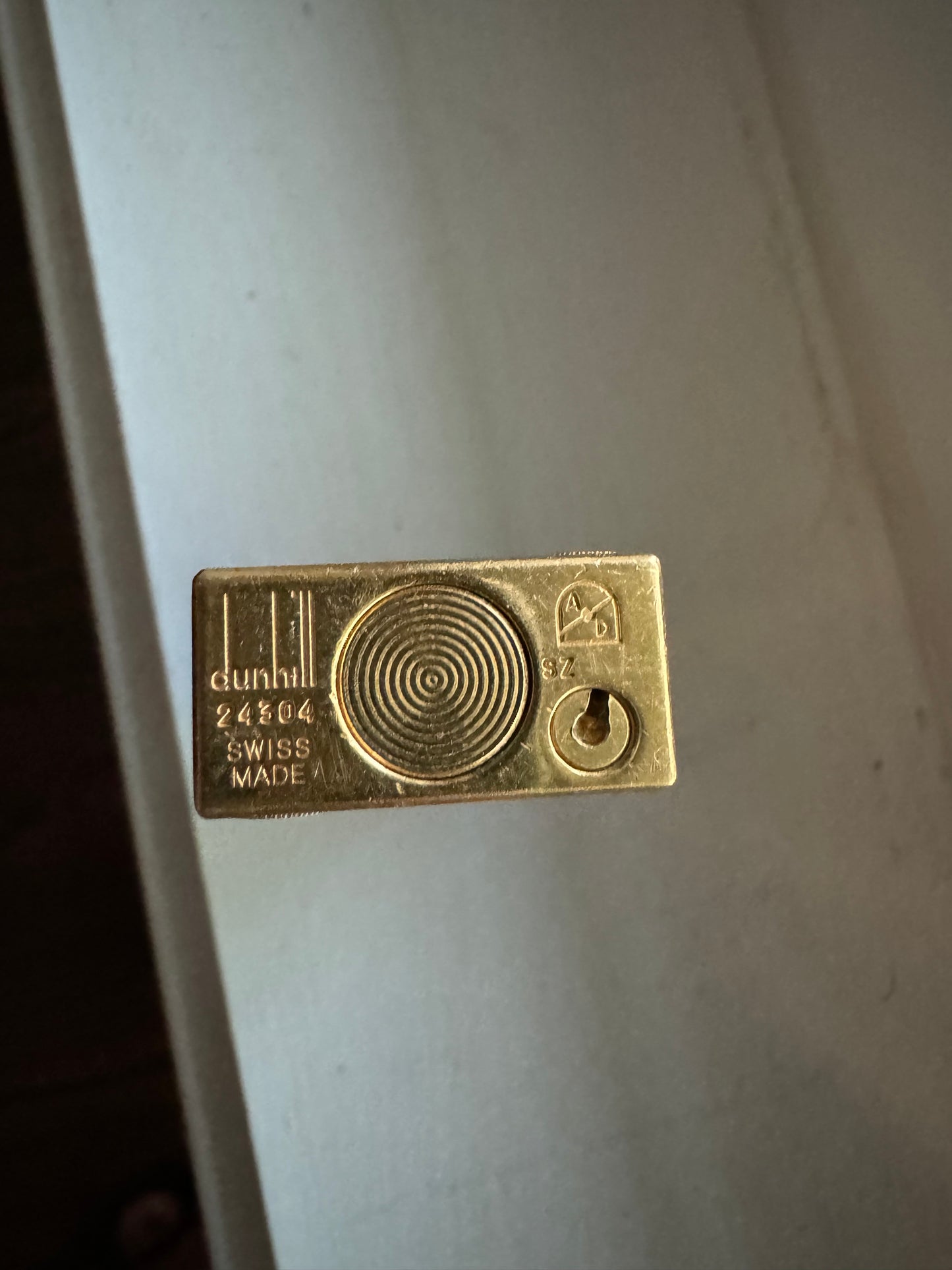 Dunhill Rollagas Gold Signature Lighter