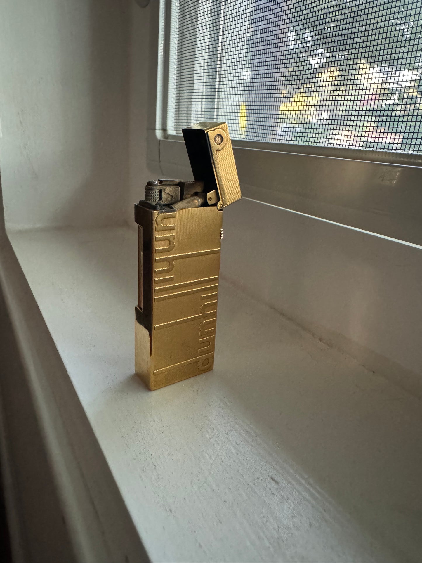 Dunhill Rollagas Gold Signature Lighter