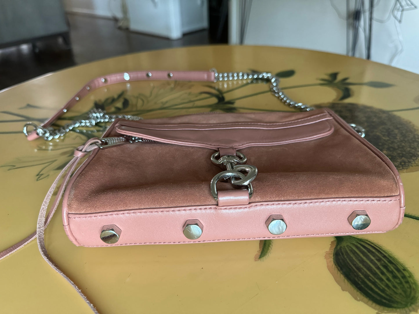 Rebecca Minkoff Mini Mac Suede Crossbody Purse