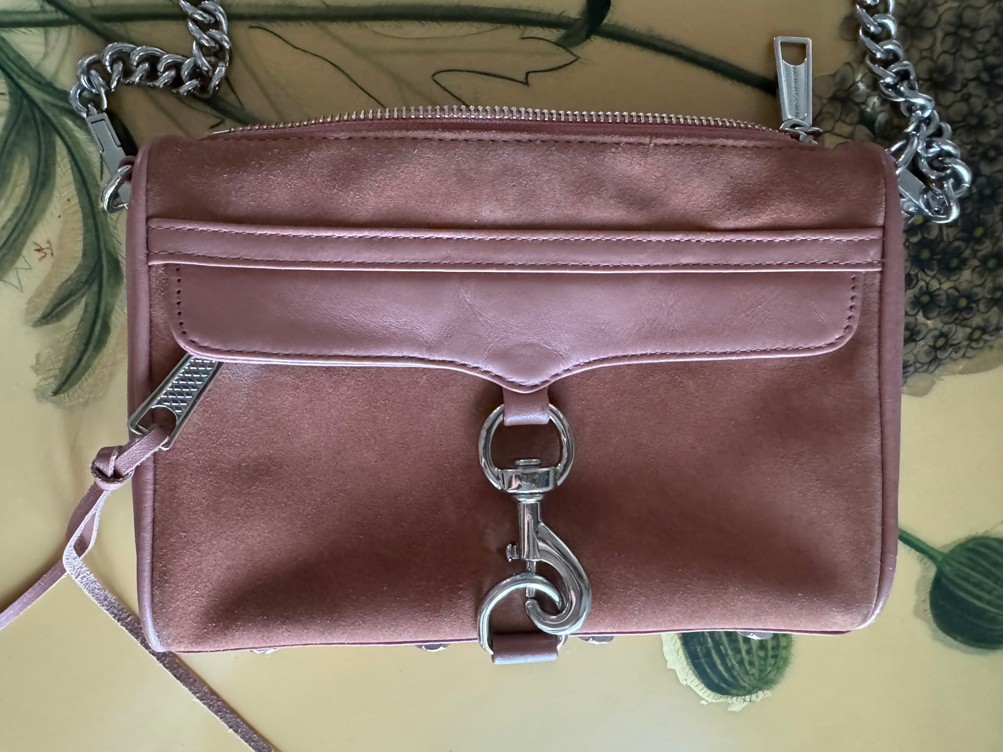 Rebecca Minkoff Mini Mac Suede Crossbody Purse