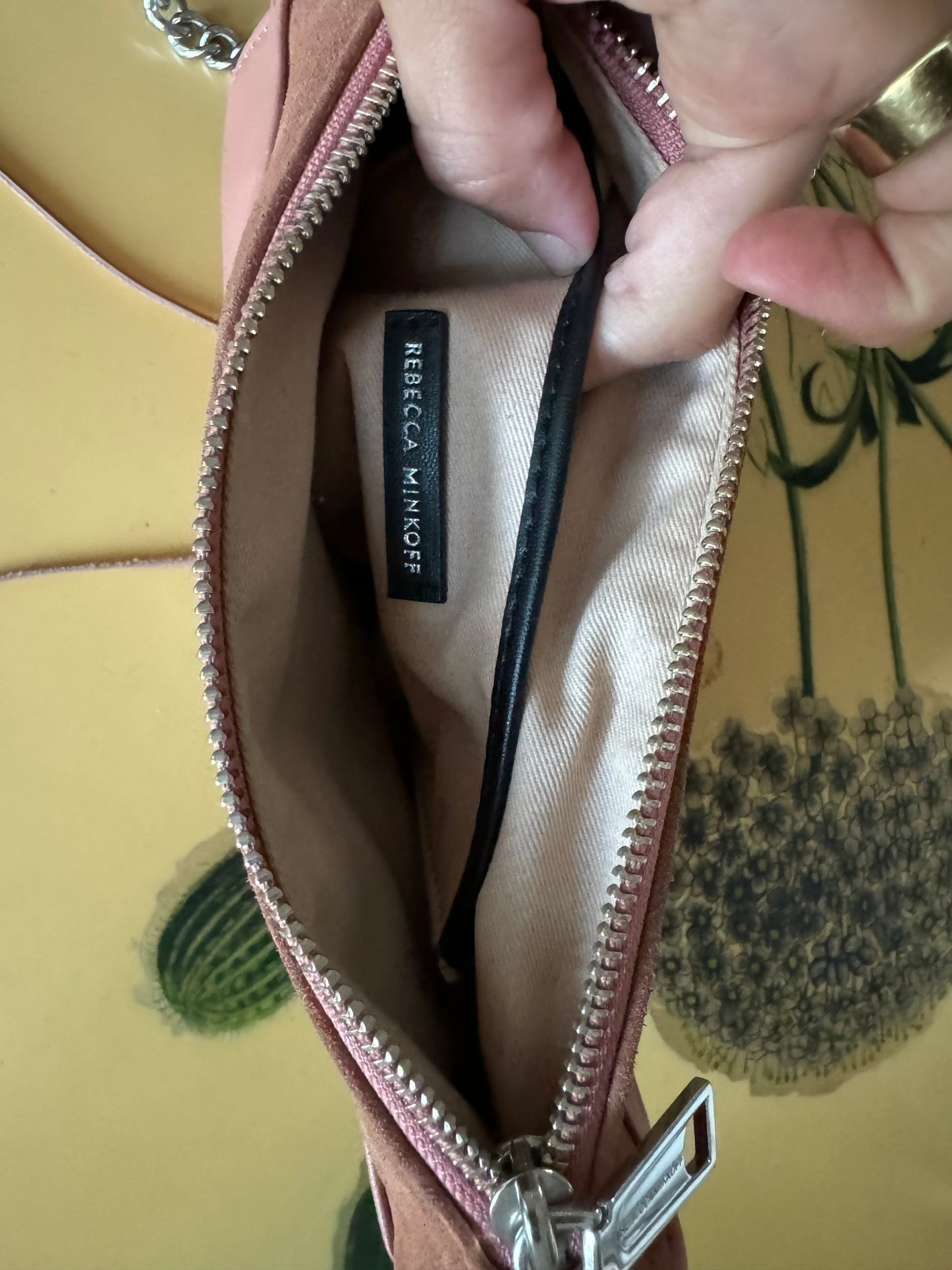 Rebecca Minkoff Mini Mac Suede Crossbody Purse