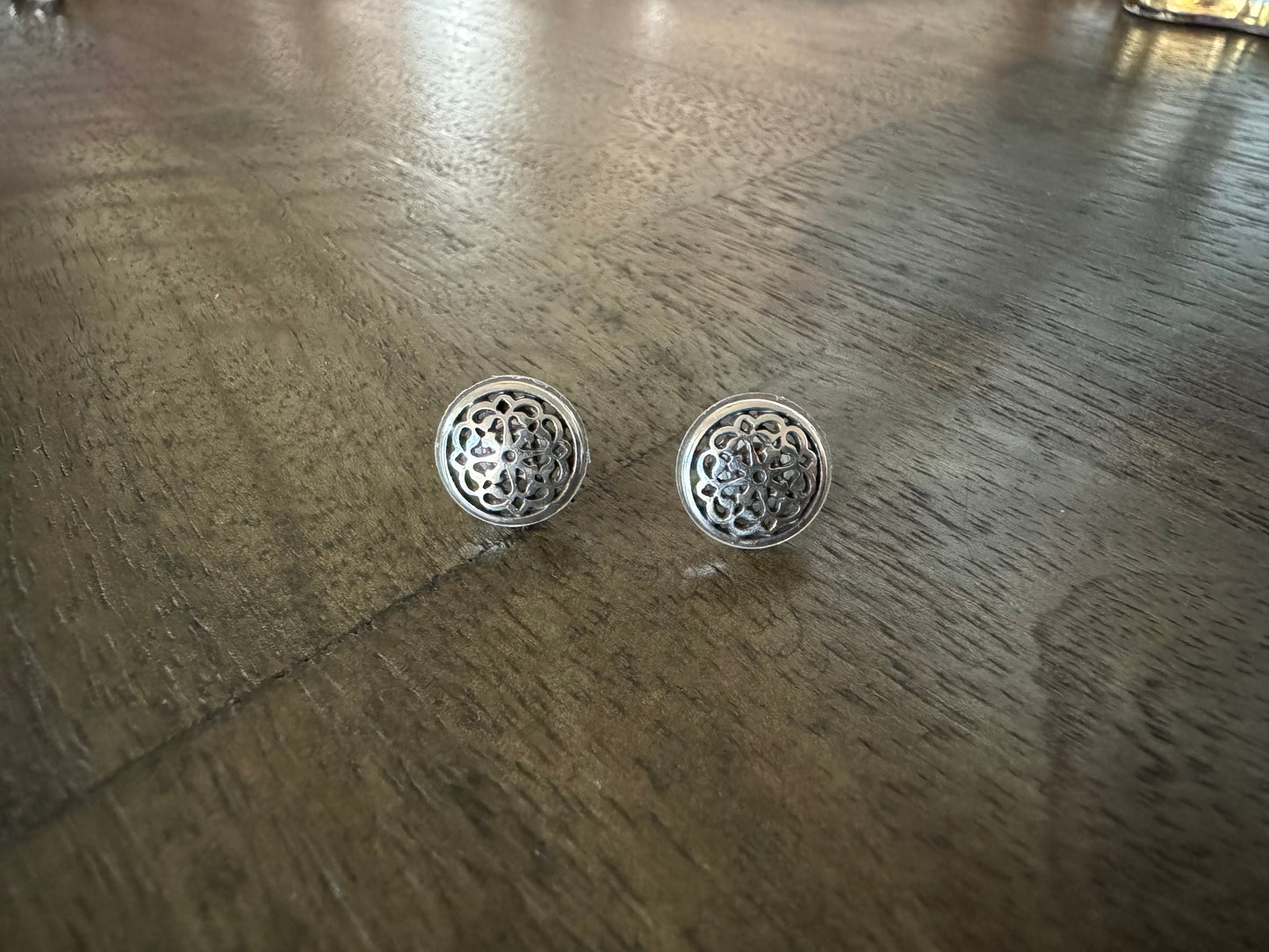 Silver Plated Brighton Ferrara Stud Earrings