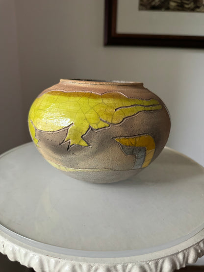 Vintage Randy Brodnax Crocodile Vase