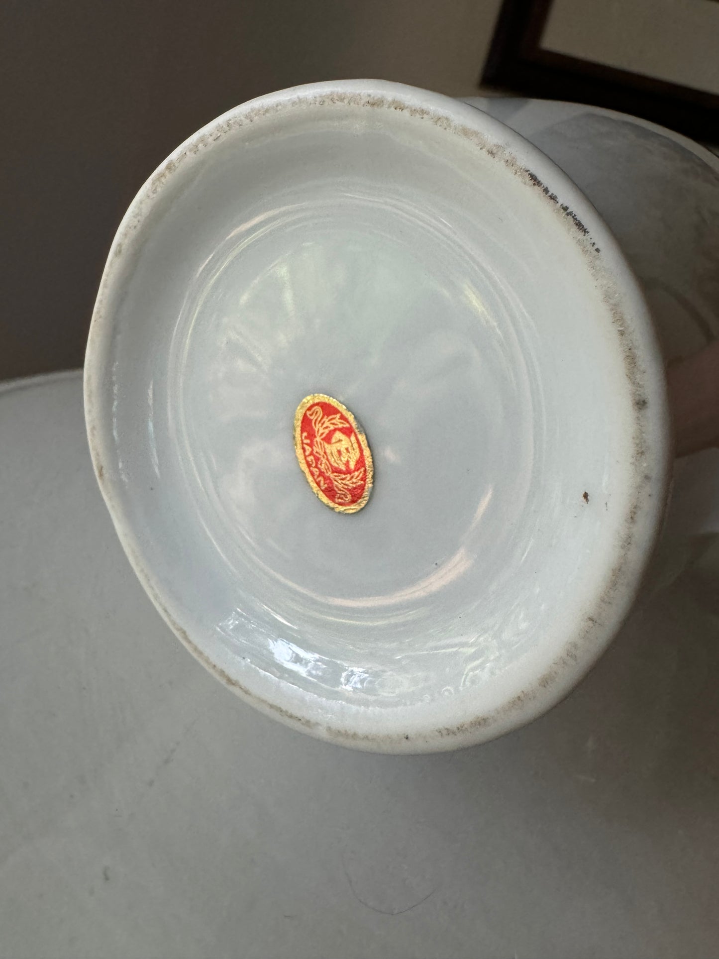 Art Deco Style White Porcelain Vase